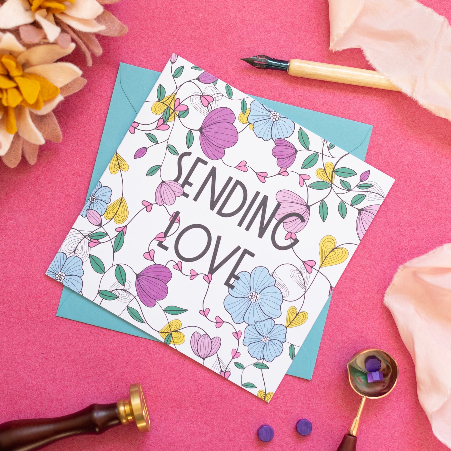 Sending Love Card