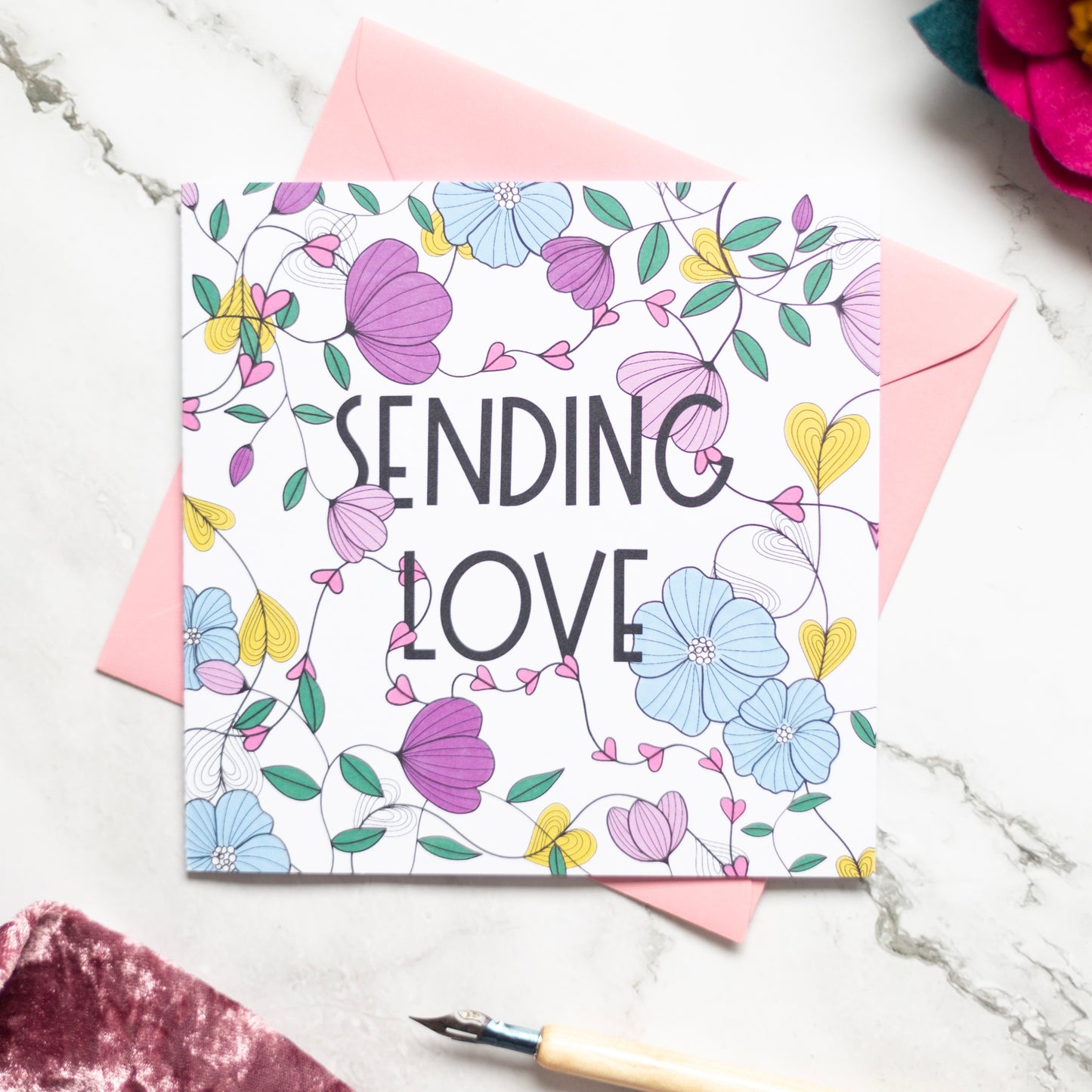 Sending Love Card