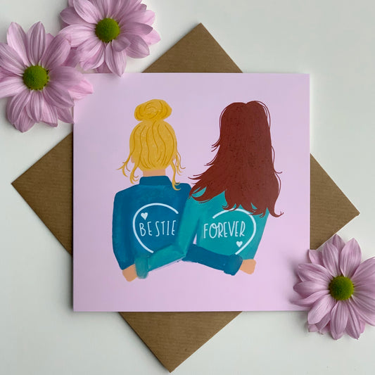 Bestie Forever Friendship Card