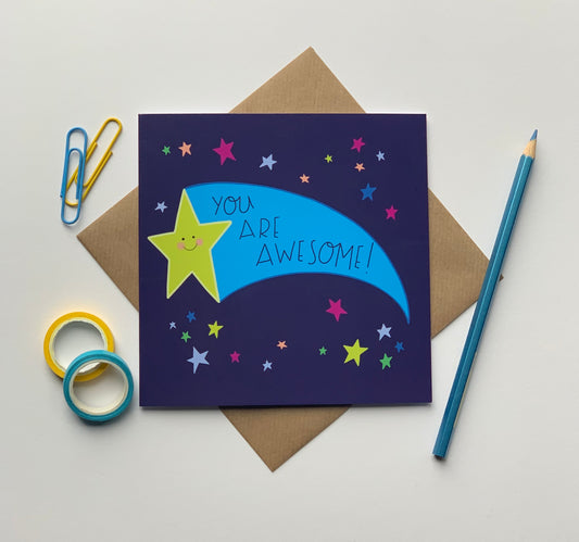 You Are Awesome Congratulations Card