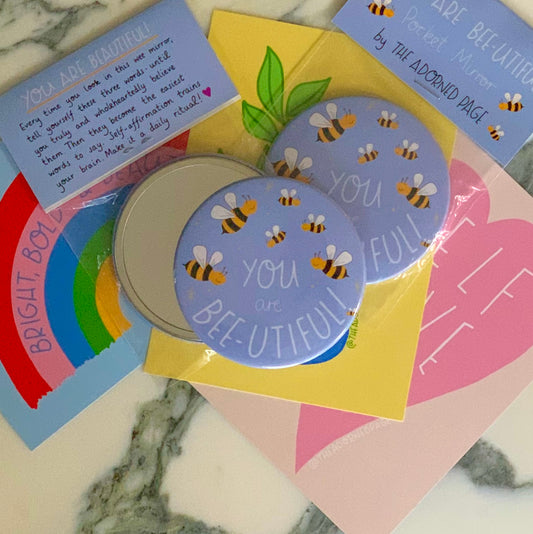 You Are Bee-autiful Pocket Mirror