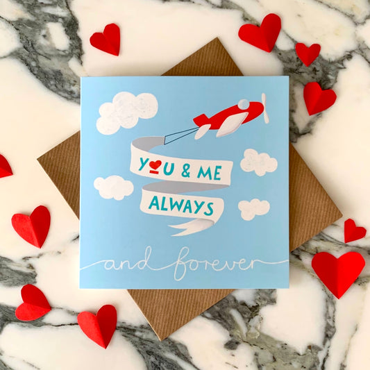 You & Me Love Card