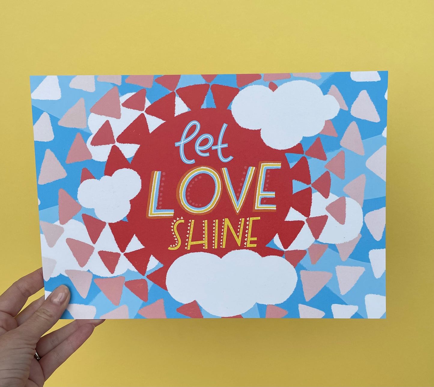 Let Love Shine Art Print