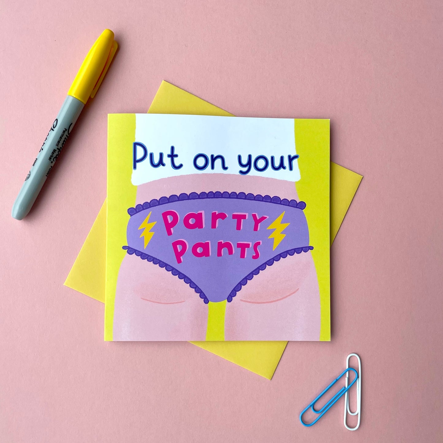 Put on Your Party Pants Birthday Card Congratulations Card