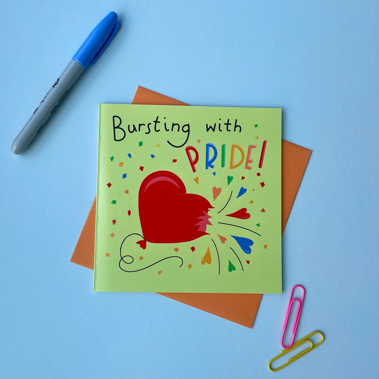 Bursting with Pride Congratulations Card