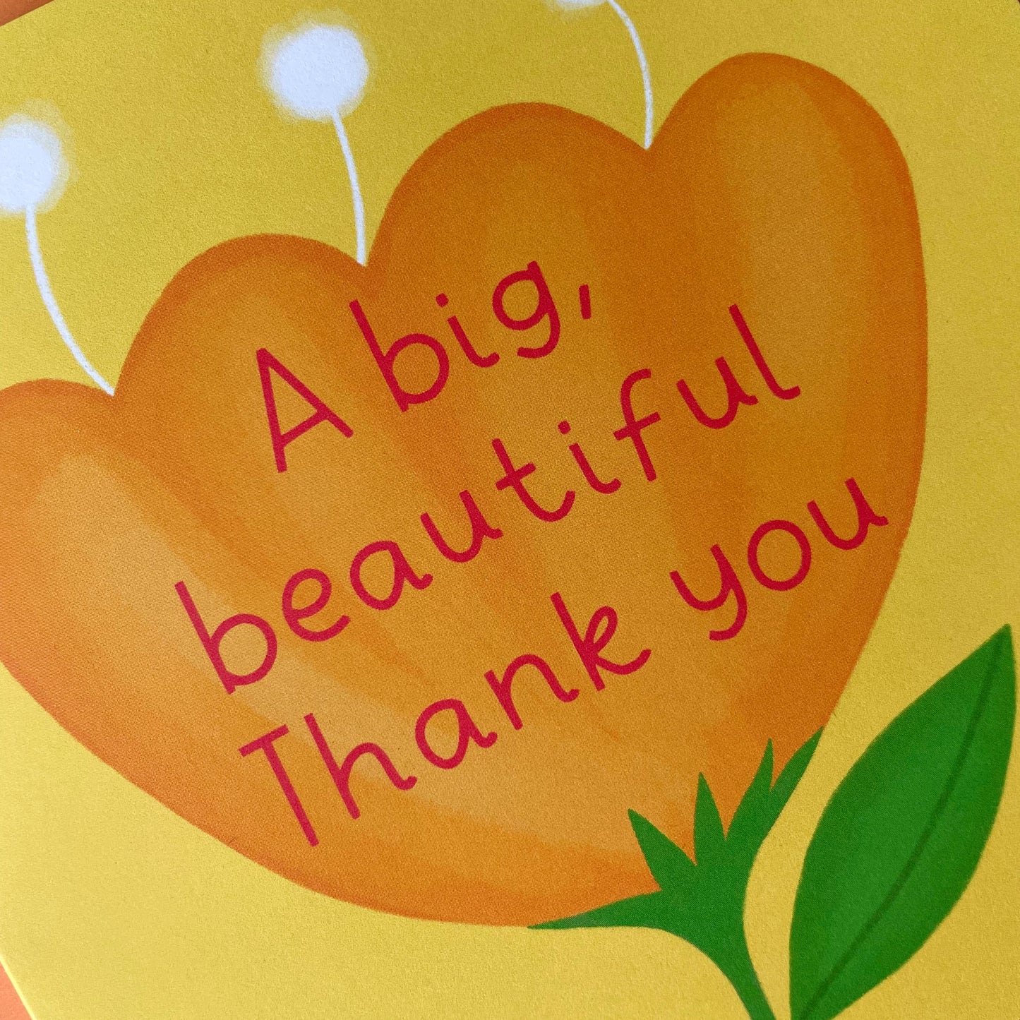 A Big, Beautiful Thank You Card