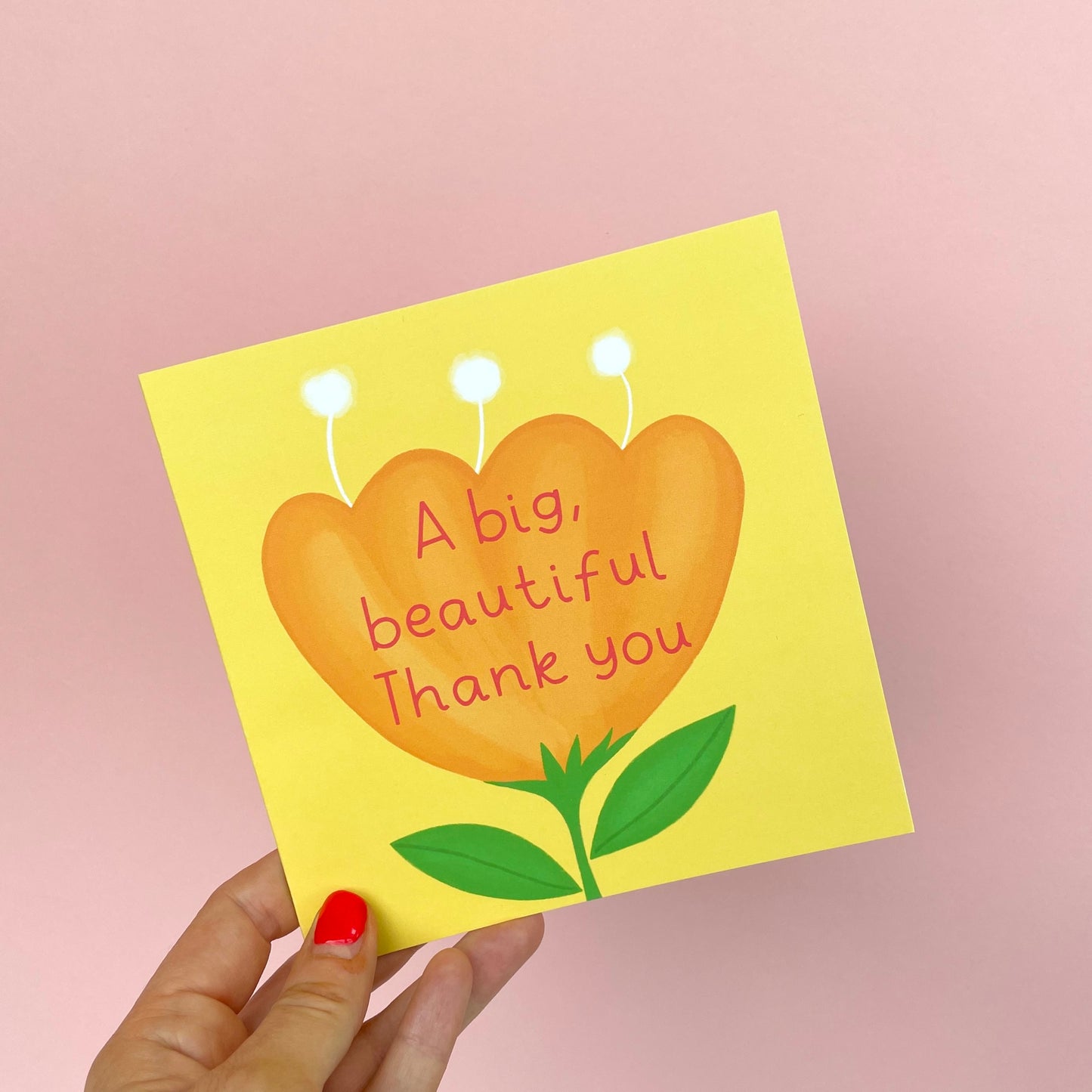 A Big, Beautiful Thank You Card