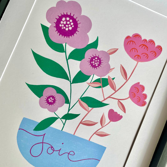 Joie A4 Art Print