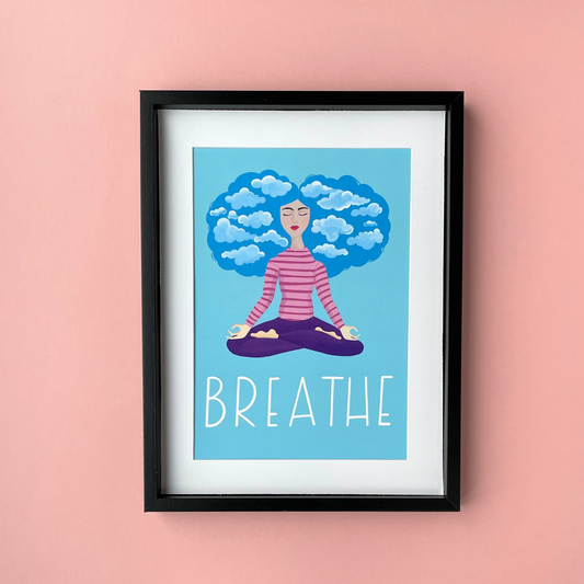 Breathe Art Print